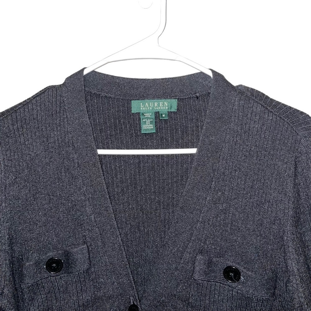 Ralph Lauren Man Cashmere and Silk Blend Sweater Size M - Picture 4 of 6